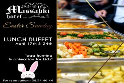 Easter Sunday lunch Buffet @ Massabki hotel